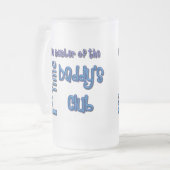 1. Zeit Vati-Vatertags-mattierte Bier-Tasse Mattglas Bierglas (Vorderseite Links)