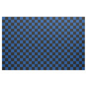 1-Zoll-Karo-Schwarz-Blau-Checkerboard Stoff (Fat Quarter (45,7 x 55,9 cm))