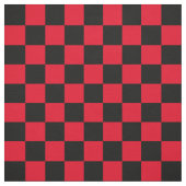 1-Zoll-Karo Schwarz/Rot-Karton Stoff (Muster)