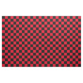 1-Zoll-Karo Schwarz/Rot-Karton Stoff (Fat Quarter (45,7 x 55,9 cm))