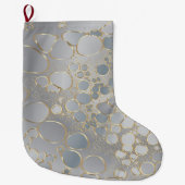 1Abstrakte digitale Arbeit Großer Weihnachtsstrumpf (Vorderseite)