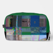 1C9984DA Glitch Art Digitale Verzerrung Vaporwave Waschbeutel (Vorderseite)