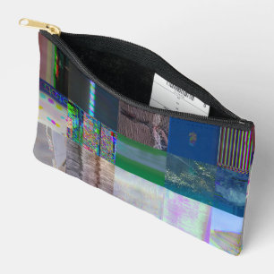 1C9984DA Glitch Art Digitale Verzerrung Vaporwave Zubehörtasche