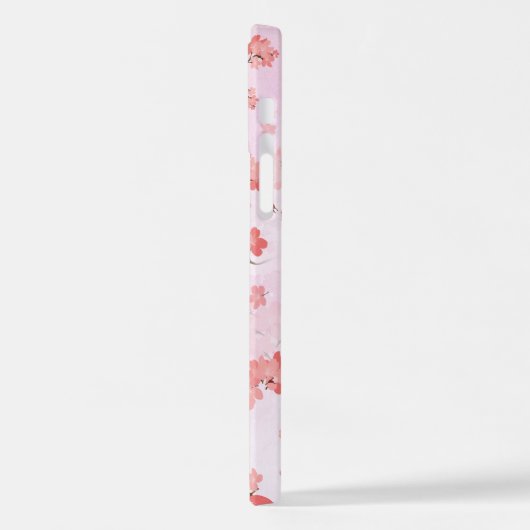 1Cherry Blume iPhone Hülle (Linke Seite)