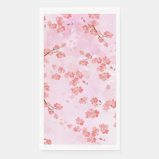 1Cherry Blume Serviette (Vorderseite)