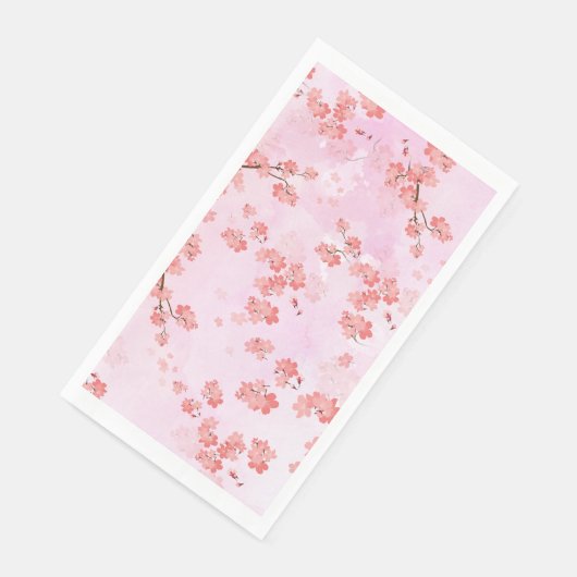 1Cherry Blume Serviette (Ecke)