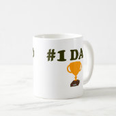 #1Dad Kaffee-Tasse Kaffeetasse (VorderseiteRechts)