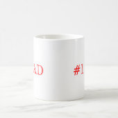 #1Dad Rot Kaffeetasse (Mittel)