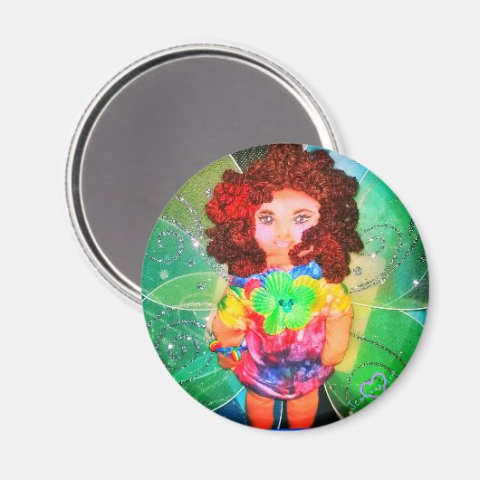 1FEE DOLL GREEN MAGNET (Vorderseite/Rückseite)