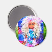 1FEE DOLL LILA MAGNET (Vorderseite/Rückseite)