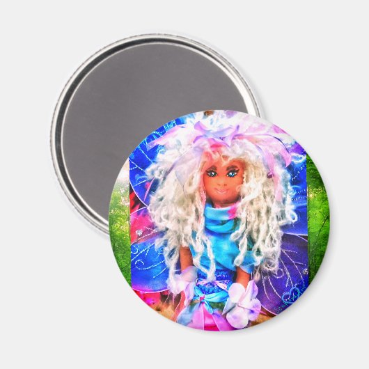 1FEE DOLL LILA MAGNET (Vorderseite/Rückseite)