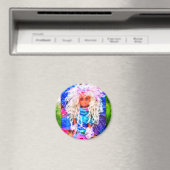 1FEE DOLL LILA MAGNET (In Situ (Geschirrspüler))