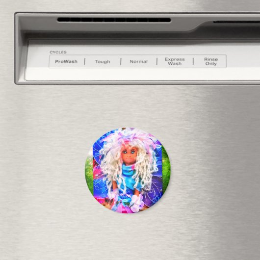 1FEE DOLL LILA MAGNET (In Situ (Geschirrspüler))