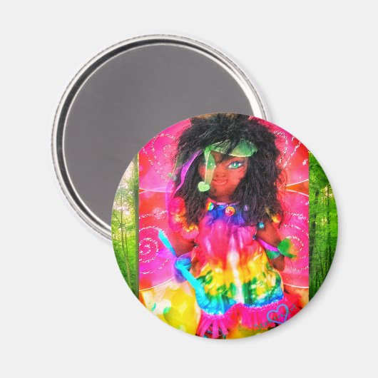 1FEE DOLL PINK MAGNET (Vorderseite/Rückseite)