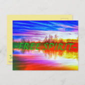 1Free Spirit Postcard Postkarte (Vorne/Hinten)