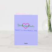 1HEAL GREETING CARD KARTE (Rückseite)
