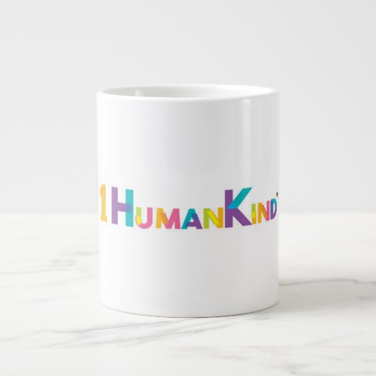 1HumanKind-Kaffee-Jumbo-Tasse Jumbo-Tasse (Vorderseite)