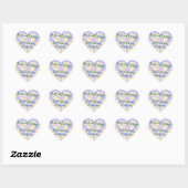 1JK HEART STICKER (Blatt)