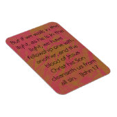 1John1:17-Schrift-Magnet Magnet (Rechte Seite)