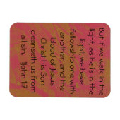 1John1:17-Schrift-Magnet Magnet (Horizontal)