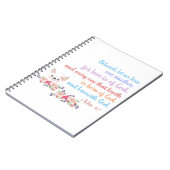 1John4:7 Bibelverse Notizblock (Linke Seite)