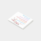 1John4:7 Bibelverse Post-it Klebezettel (angewinkelt)