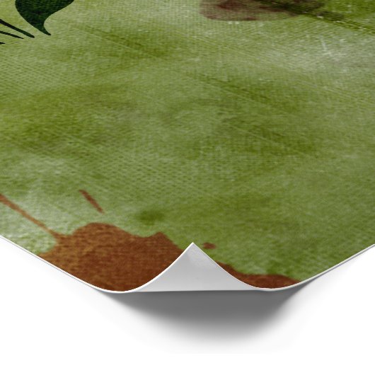 1John 3:9 kann nicht singen Poster (Ecke)