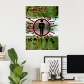 1John 3:9 kann nicht singen Poster (Heimbüro)