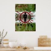 1John 3:9 kann nicht singen Poster (Küche)