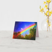 1KOLISCHE RAINBOW-KLEINE GREETKARTE KARTE (Gelbe Blume)