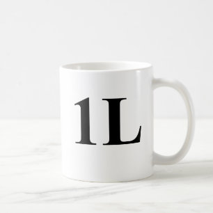 1L - Erster Studienjahres-Rechtsstudenten-Tasse Kaffeetasse