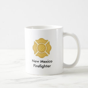 1LOGO11,       New Mexiko-     Feuerwehrmann Kaffeetasse