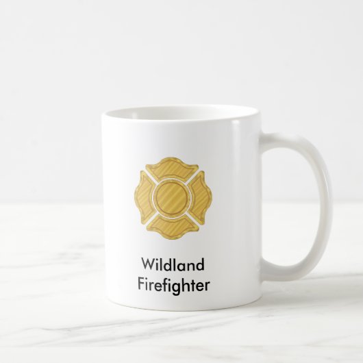 1LOGO11, Wildnis- Feuerwehrmann Kaffeetasse (Rechts)