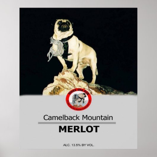 1Lt. Vincent Thomas Mops Private Label Wine Poster (Vorne)