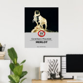 1Lt. Vincent Thomas Mops Private Label Wine Poster (Heimbüro)