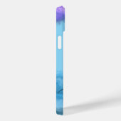 1Mariah Kingston Blue ocean  pastel text editable  Case-Mate iPhone Hülle (Rückseite / Rechts)