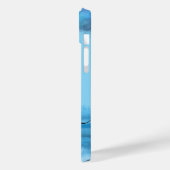 1Mariah Kingston Blue ocean  pastel text editable  Case-Mate iPhone Hülle (Rückseite / Links)