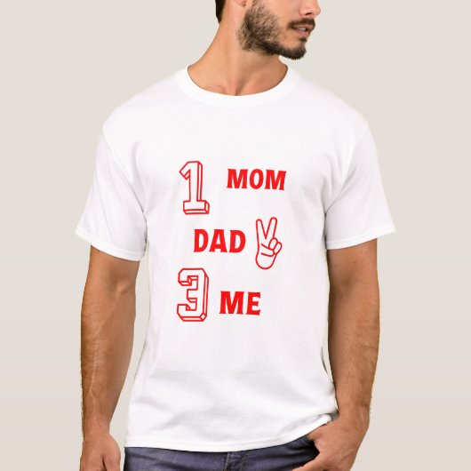 1MoM 2dAd 3mE T-Shirt (Vorderseite)