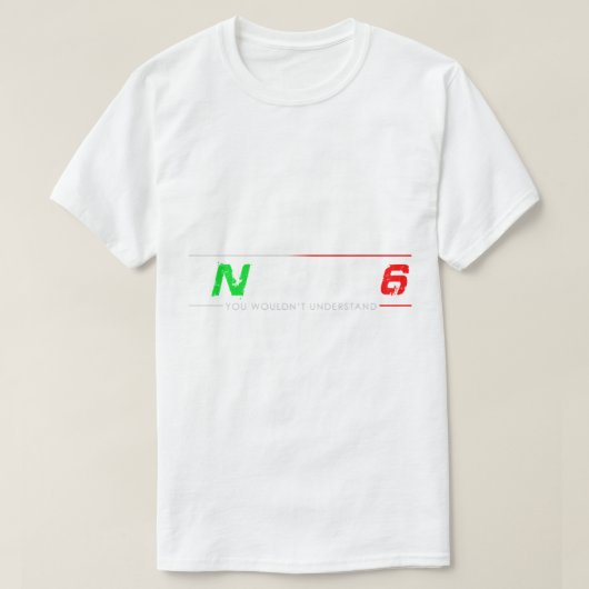 1N23456 Motorrad T-Shirt (Design vorne)