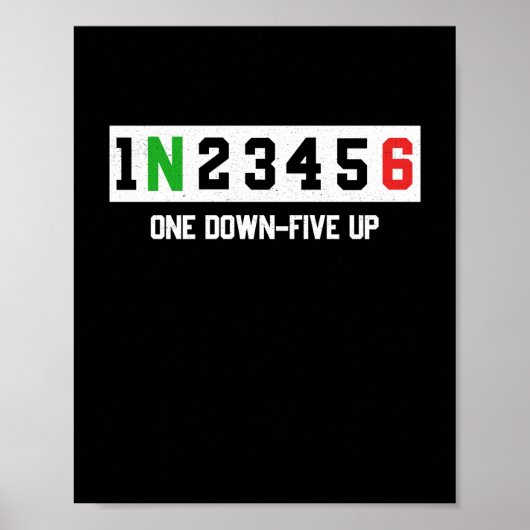 1N23456 Motorradfahrer Poster (Vorne)