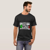 1N23456 Motorradfahrer T-Shirt (Vorne ganz)