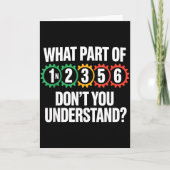 1n256 Motorcycle Shift Biker Motorcyclist Karte (Vorderseite)