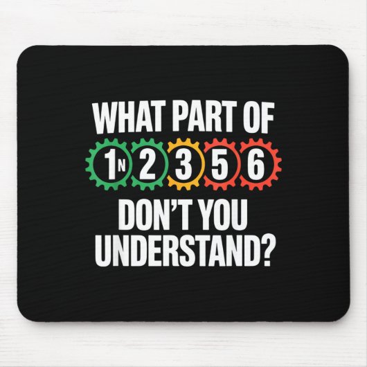 1n256 Motorcycle Shift Biker Motorcyclist Mousepad (Vorne)