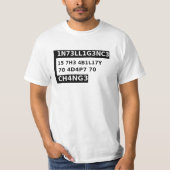 1n73ll1g3nc3 15- Intelligenz ist - schwarz cooles  T-Shirt (Vorderseite)