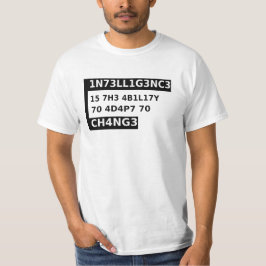 1n73ll1g3nc3 15- Intelligenz ist - schwarz cooles  T-Shirt