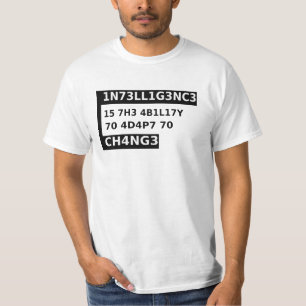 1n73ll1g3nc3 15- Intelligenz ist - schwarz cooles  T-Shirt