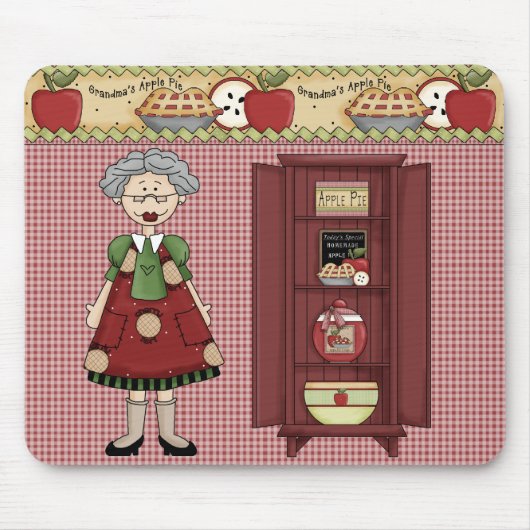 #1Oma's Apple Pie Mousepad (Vorne)