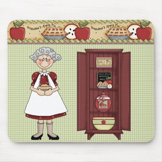 #1Oma's Apple Pie Mousepad (Vorne)