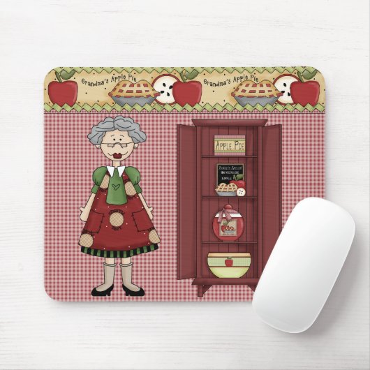 #1Oma's Apple Pie Mousepad (Mit Mouse)