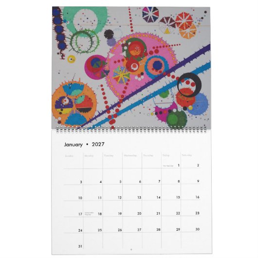 1PEACE GIANT 24 Monate KALANDAR (1/2011-12/2012) Kalender (Jan 2027)